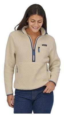 Polaire Patagonia Retro Pile Marsupial Beige Femme