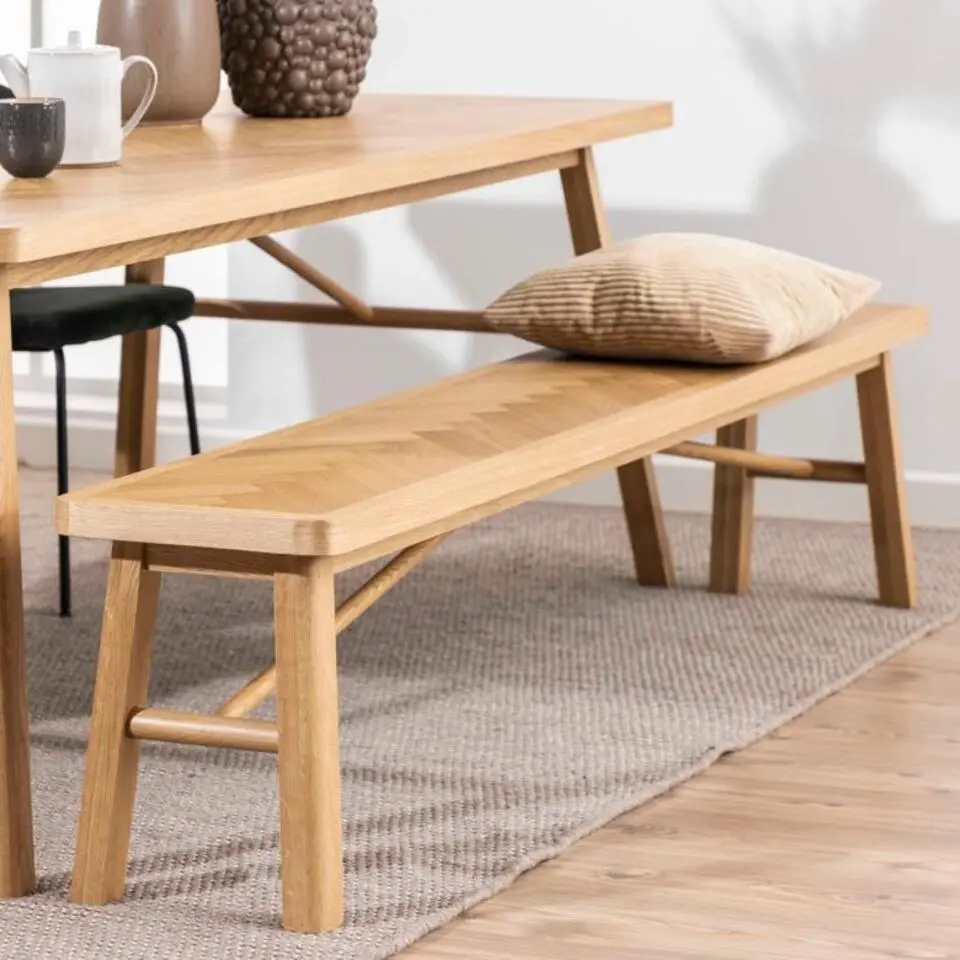 Hioshop Galdor bank Visgraat eiken decor