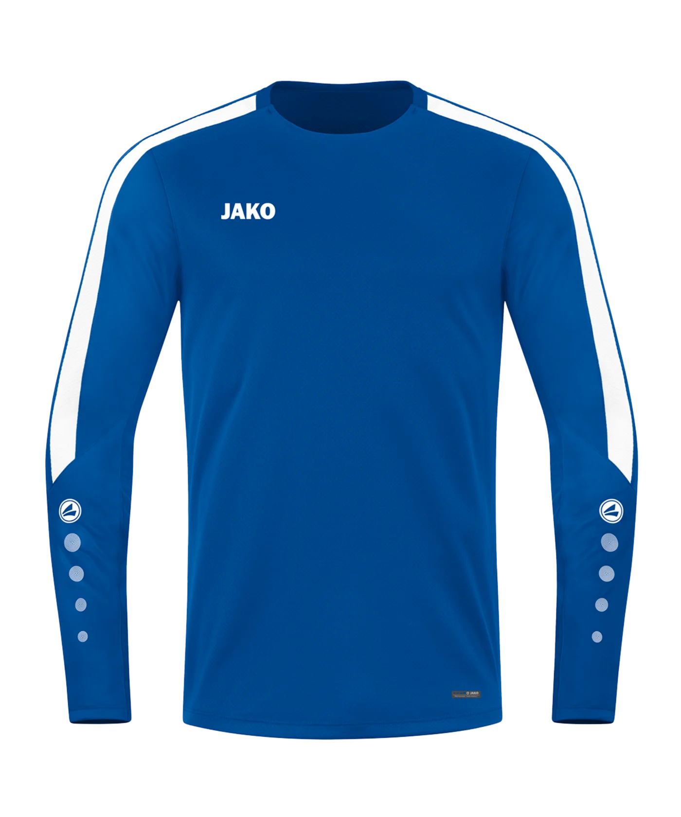 JAKO Power Sweatshirt Blau Weiss F400
