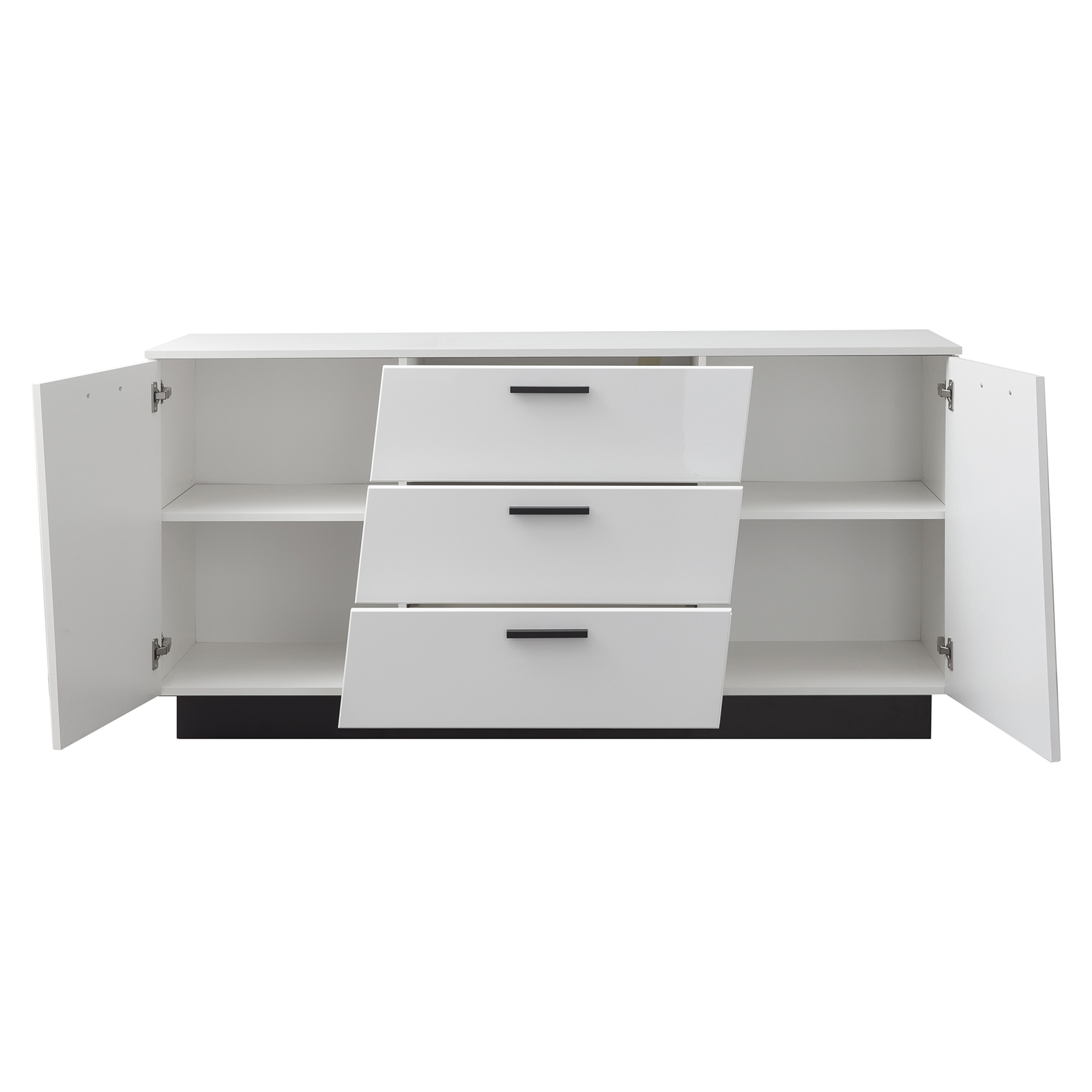Sideboard MEDIA - weiß Hochglanz - 180 cm