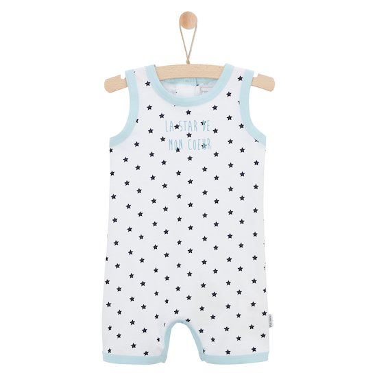 Summer Bodies Body combicourt Stars   Blanc/Bleu        de               P'tit bisou