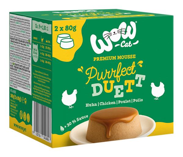WOW® Nassfutter für Katzen Purrfect Duett