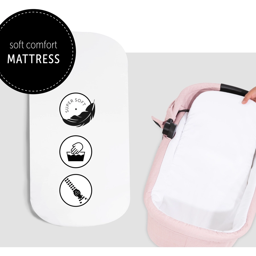 hauck Kinderwagenaufsatz Colibri Melange Rose