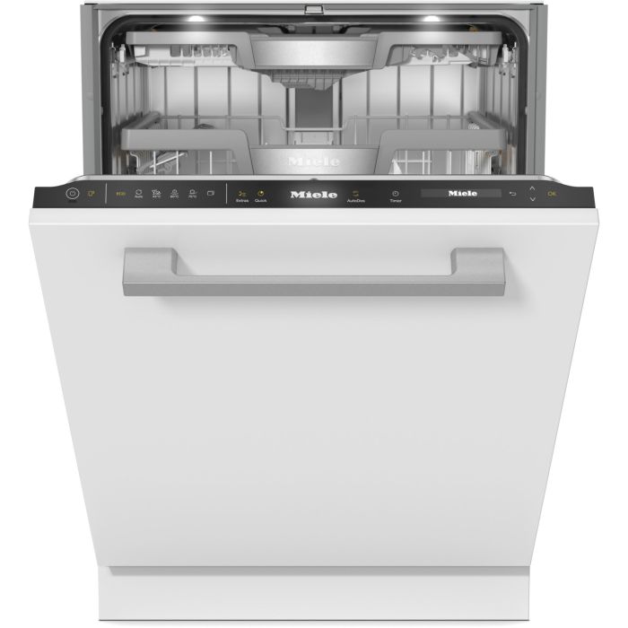 Miele Vollintegrierbarer Geschirrspüler G 7765 SCVi XXL AutoDos Obsidianschwarz