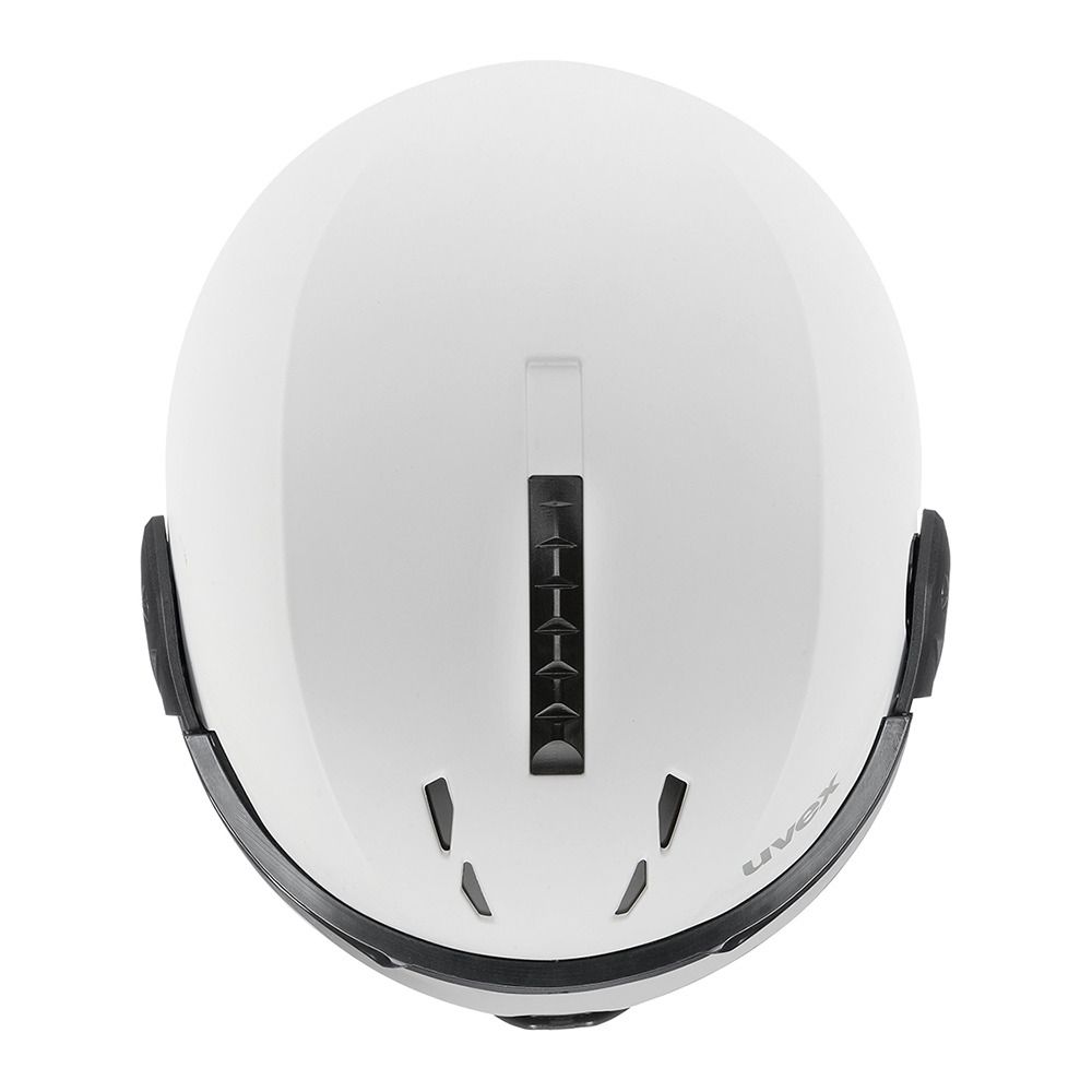 Uvex INSTINCT VISOR - Casque ski white black mat