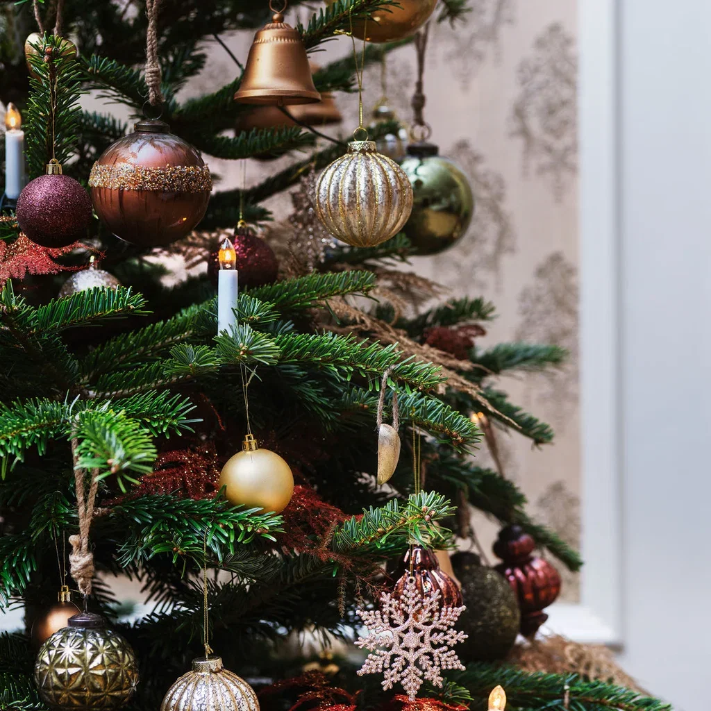 Juletrepynt Snøkrystall 8 pk