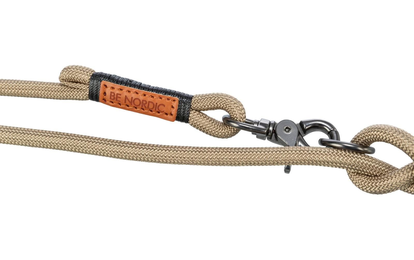 BE NORDIC V-Leine L-XL, 2 m, Sand/SchwarzVerlängerungsleine