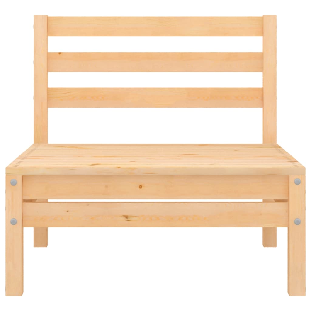 Salon de jardin meuble d'extérieur ensemble de mobilier 4 pièces bois de pin massif