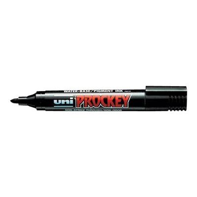 UNI PROCKEY PM - Marqueur permanent - pointe ogive - noir