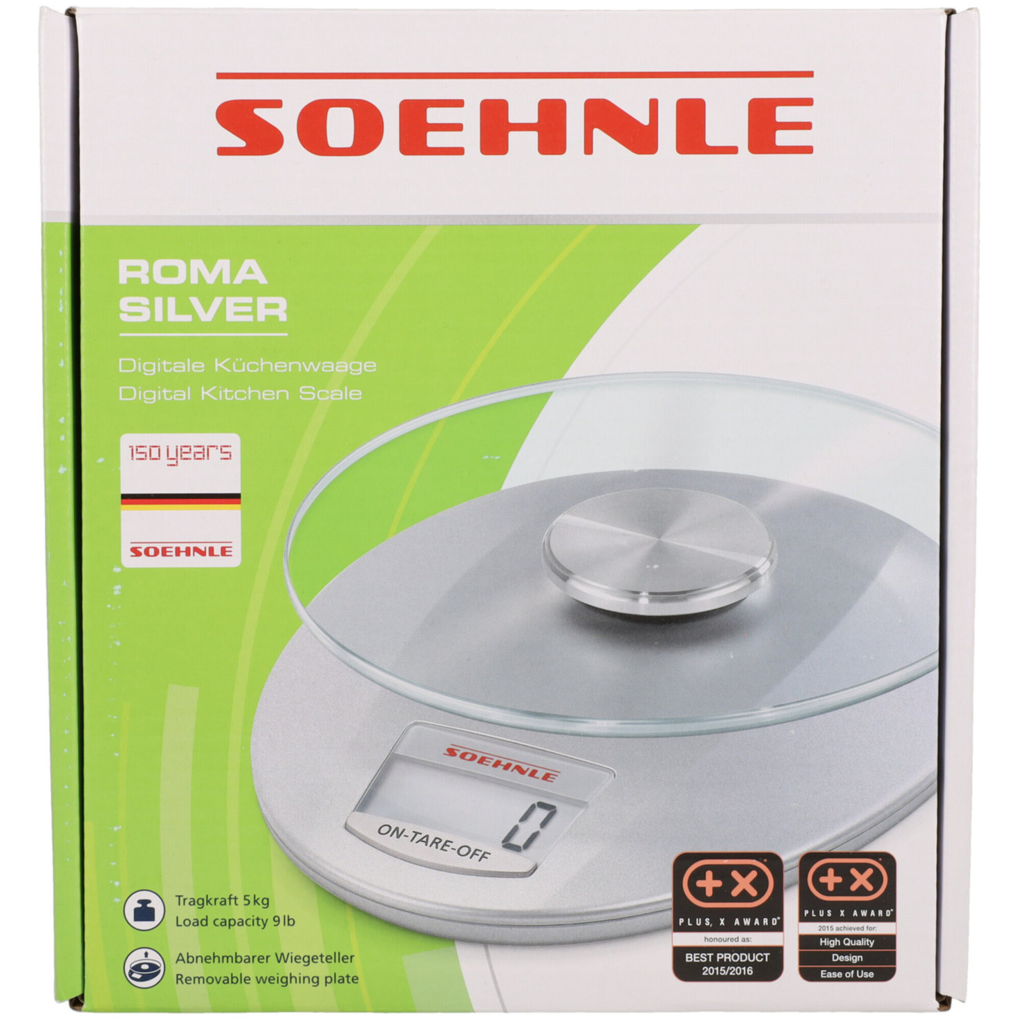 Soehnle Waagen Digital Roma silber