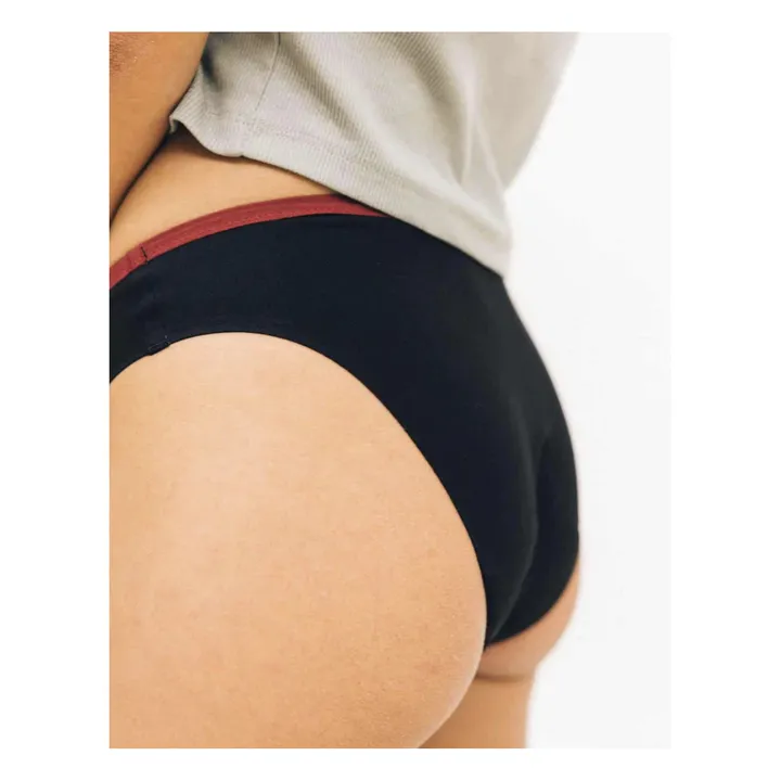 Smoon Culotte Menstruelle Coton Bio - Flux Abondant | Noir