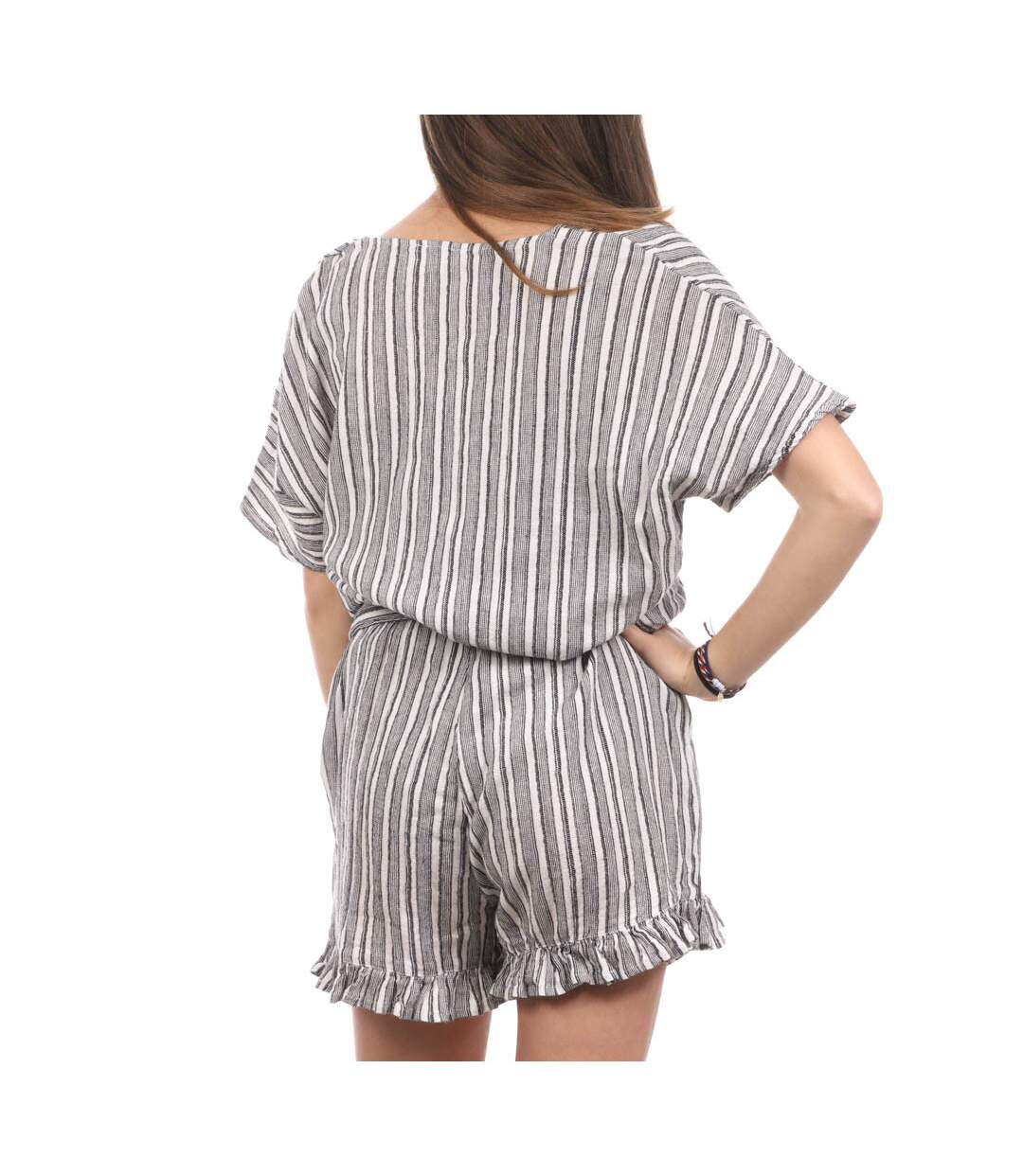 Combishort Bleu Femme Teddy Smith Colana