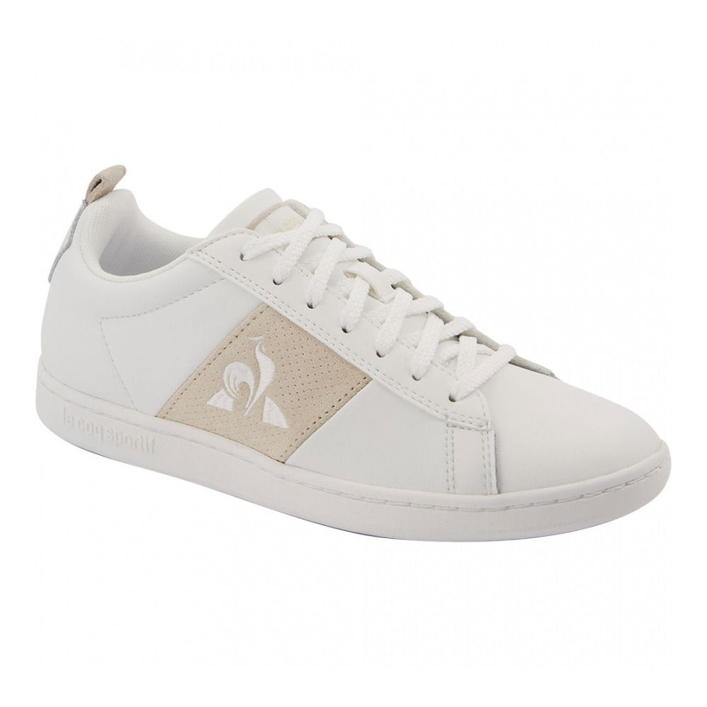 Le Coq Sportif COURTCLASSIC PREMIUM - Sneakers Femme optical white/turtle dove