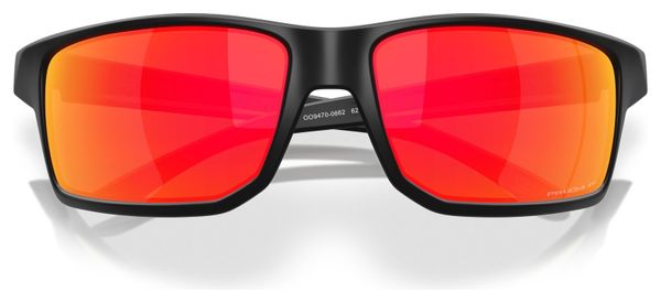 Lunettes Oakley Gibston XL Mat Black / Prizm Ruby Polarized / Ref : OO9470-0662