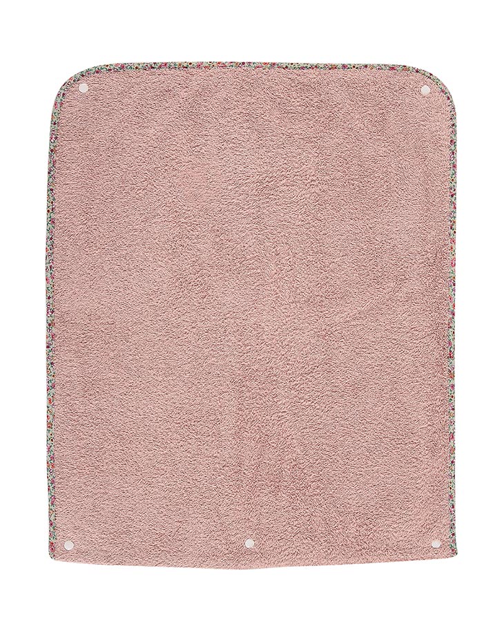 Frottee-Wickelauflage BÄR BAYLEE (63x52) in altrosa