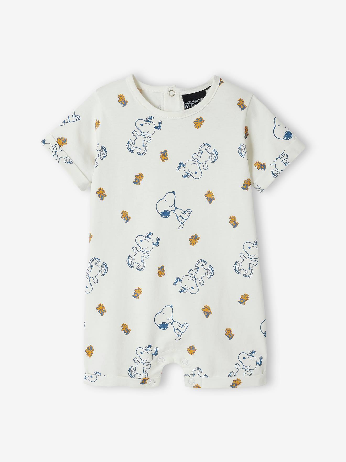 Lote com 2 macacões curtos para bebê Snoopy Peanuts® 0052