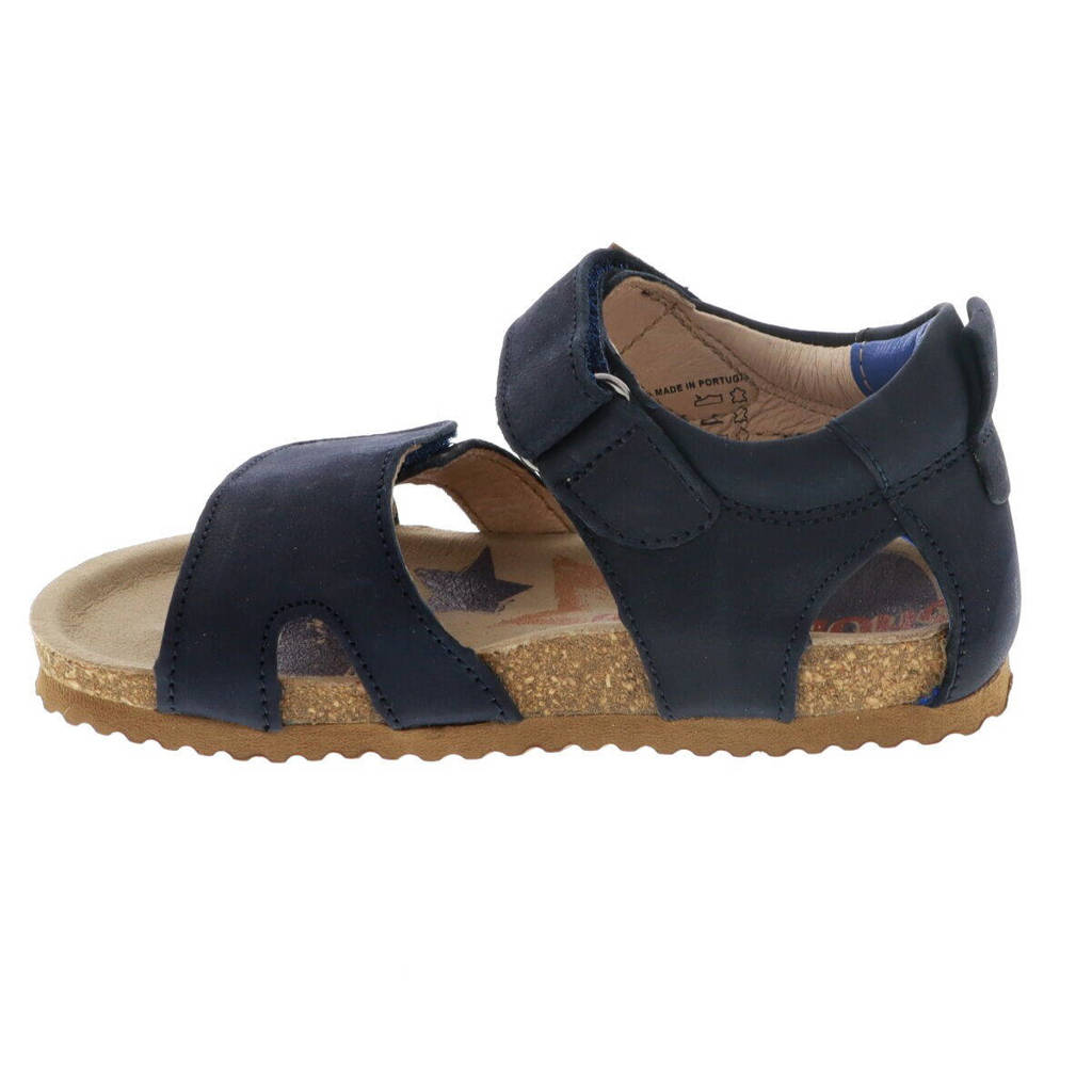 Shoesme BI21S096-Asuède sandalen donkerblauw