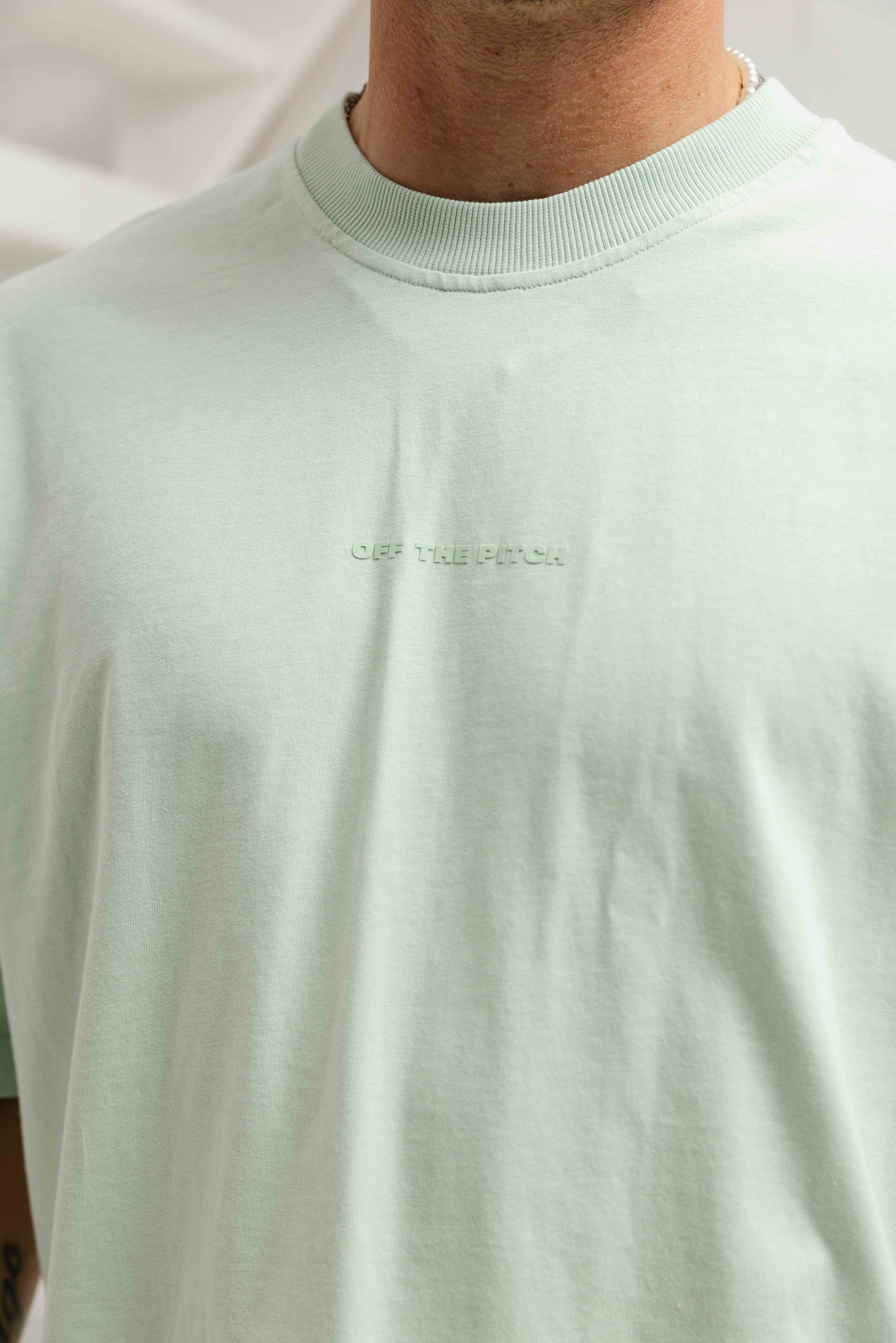 Off The Pitch Dragon Oversized T-Shirt Heren Groen