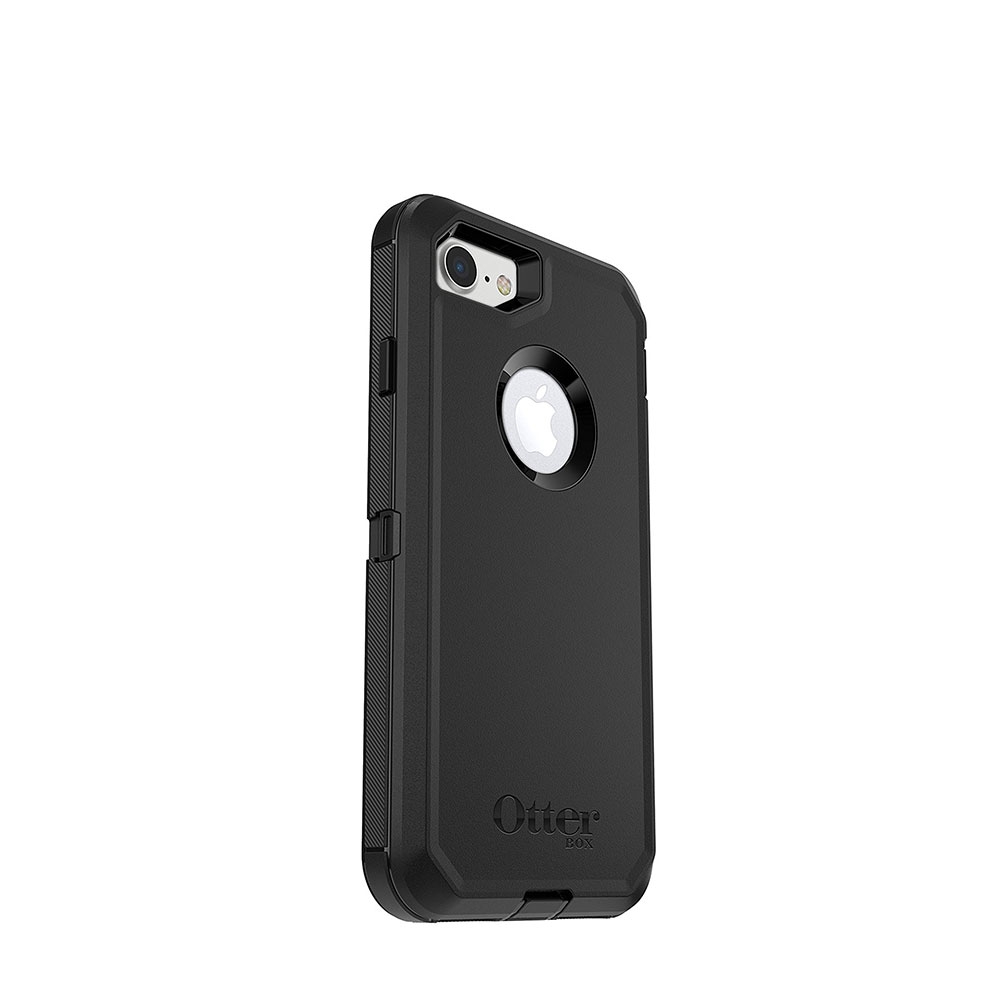 iPhone SE (2022/2020) / 8 / 7 Outdoor Schutz Hülle Defender Series   Holster (77-56603) - Schwarz