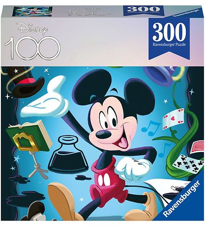 Ravensburger - 300 Brikker - Disney Mickey Mouse 100 ?r