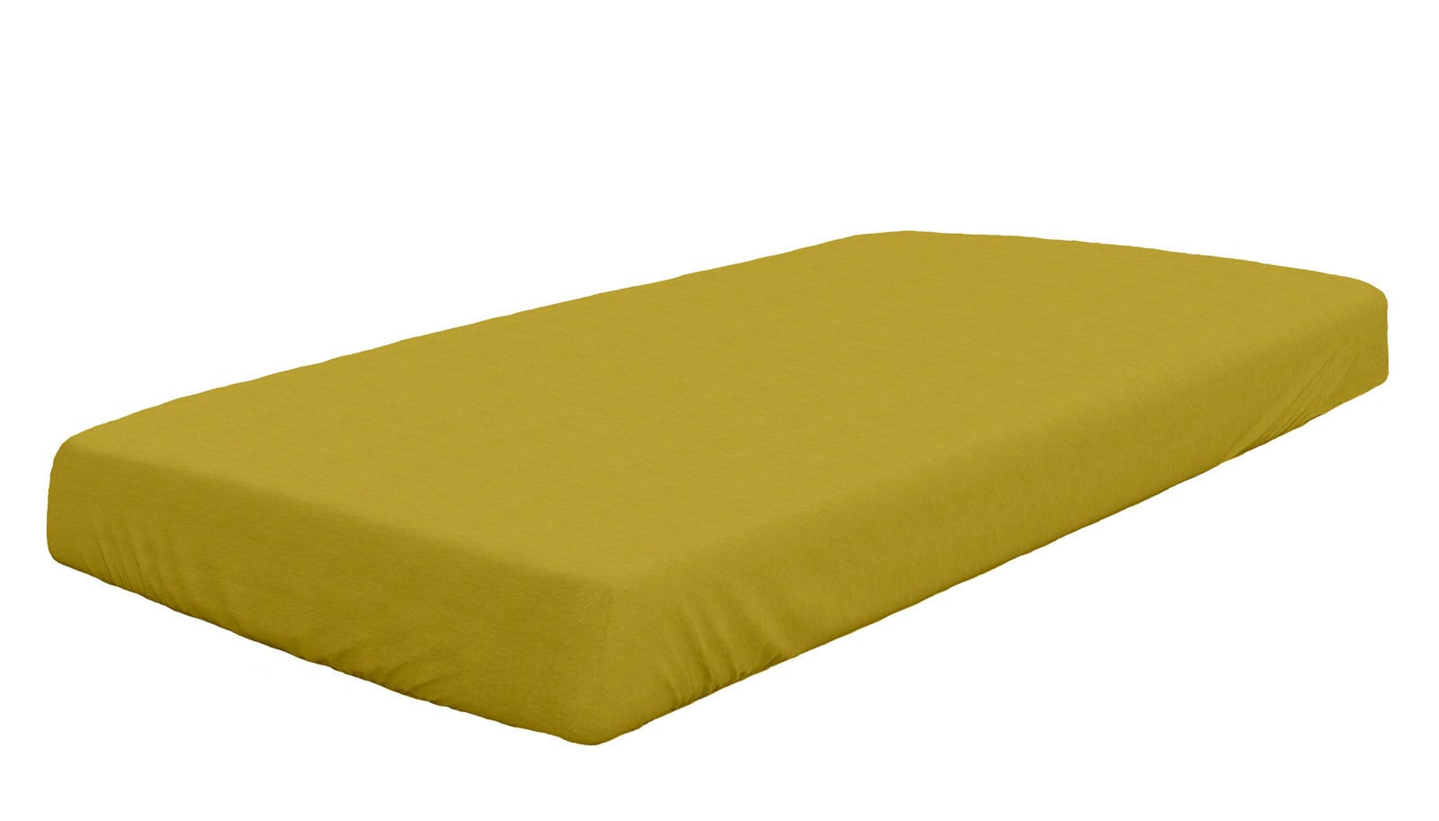 DORMISETTE Jersey-Spannbettlaken 90-100 x 200 cm currygelb