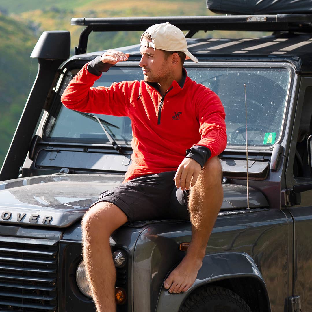Trekker Fleece Herre Mars Red
