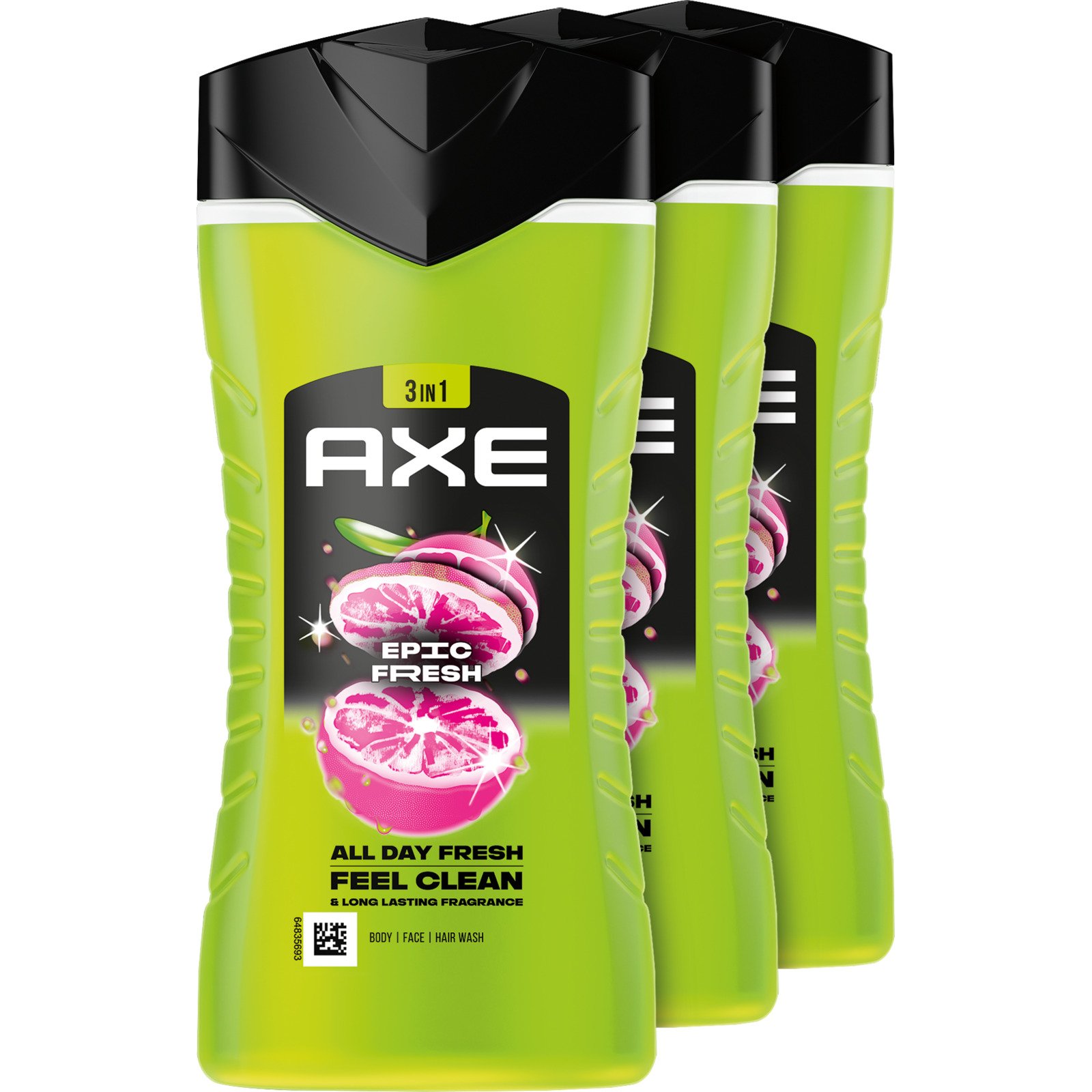 Axe Dusch Epic Fresh Fresh Boost 3 x 250 ml