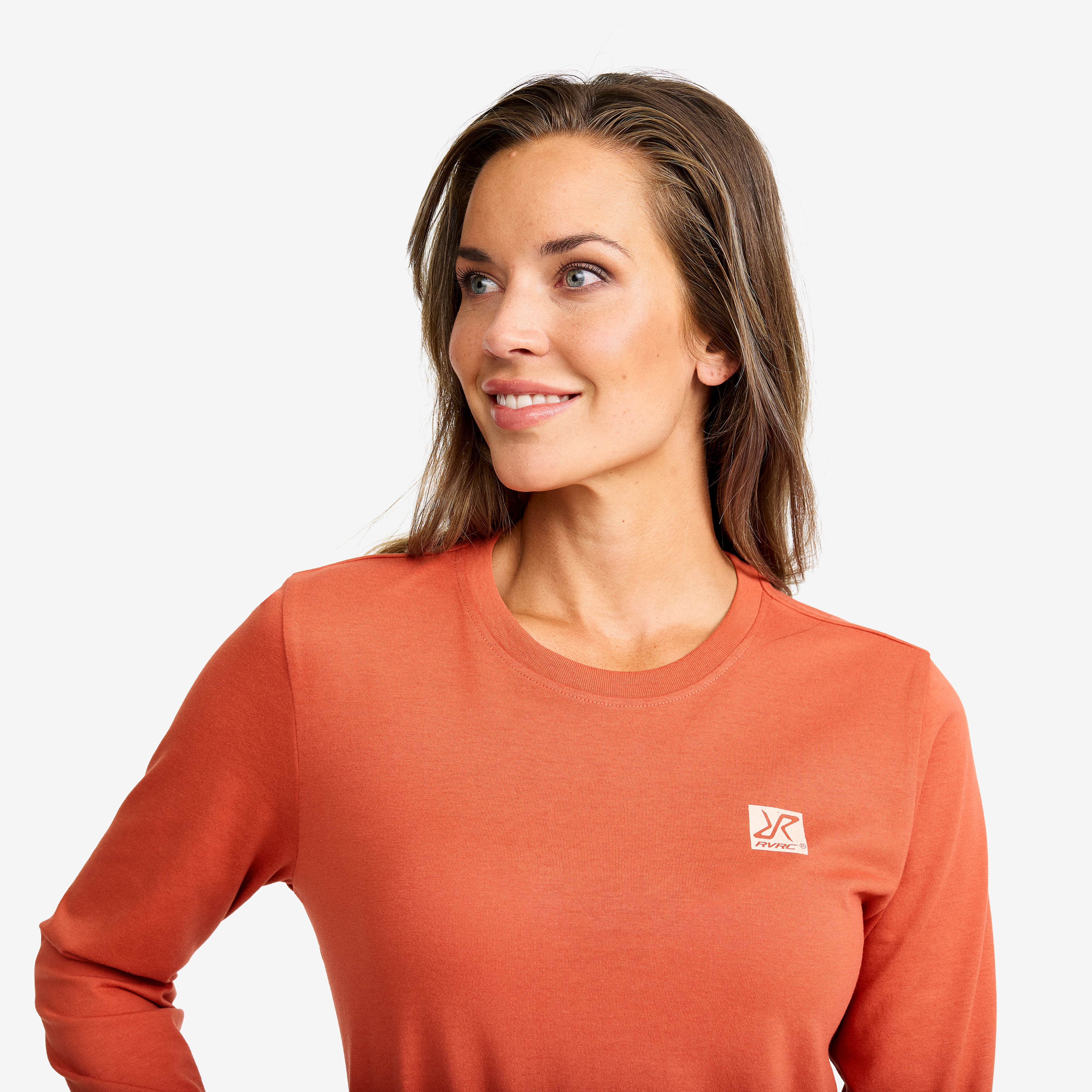 Easy Graphic Landscape Lines Long-sleeved T-shirt Dame Bruschetta