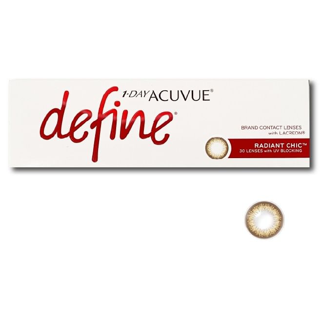 ACUVUE - 1 Day Define Lacreon Color Lens Radiant Chic 30 stuks