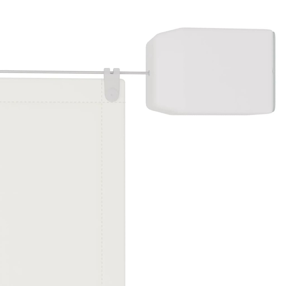 Auvent vertical 100 x 270 cm tissu oxford blanc