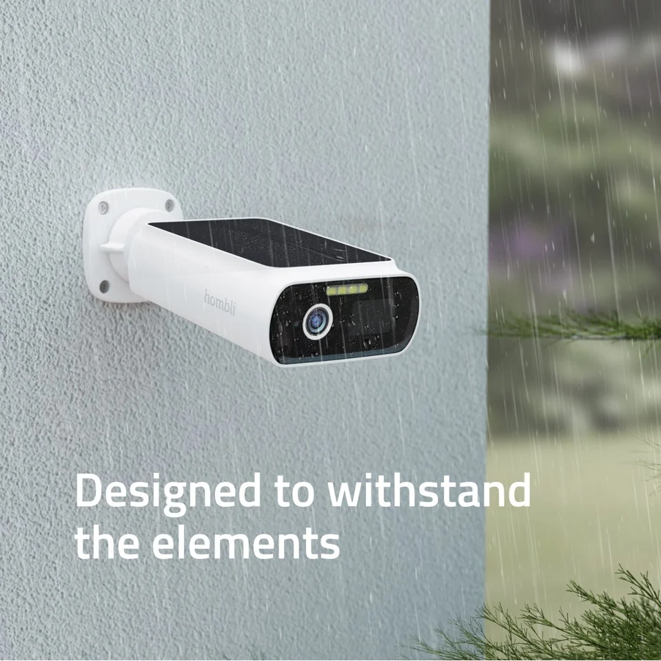 Hombli - Smart Solar Cam 2K, Hvid