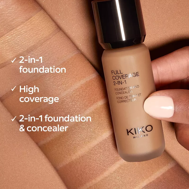 KIKO Milano Full Coverage 2-In-1 Foundation & Concealer 25 ml - N25 Neutral