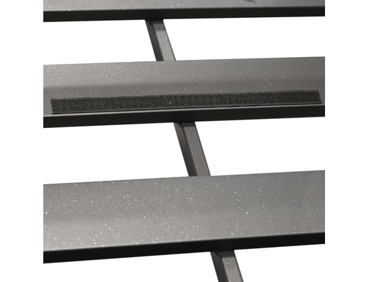 HESPERIDE - Canapé de jardin en aluminium allure - 2 places - graphite