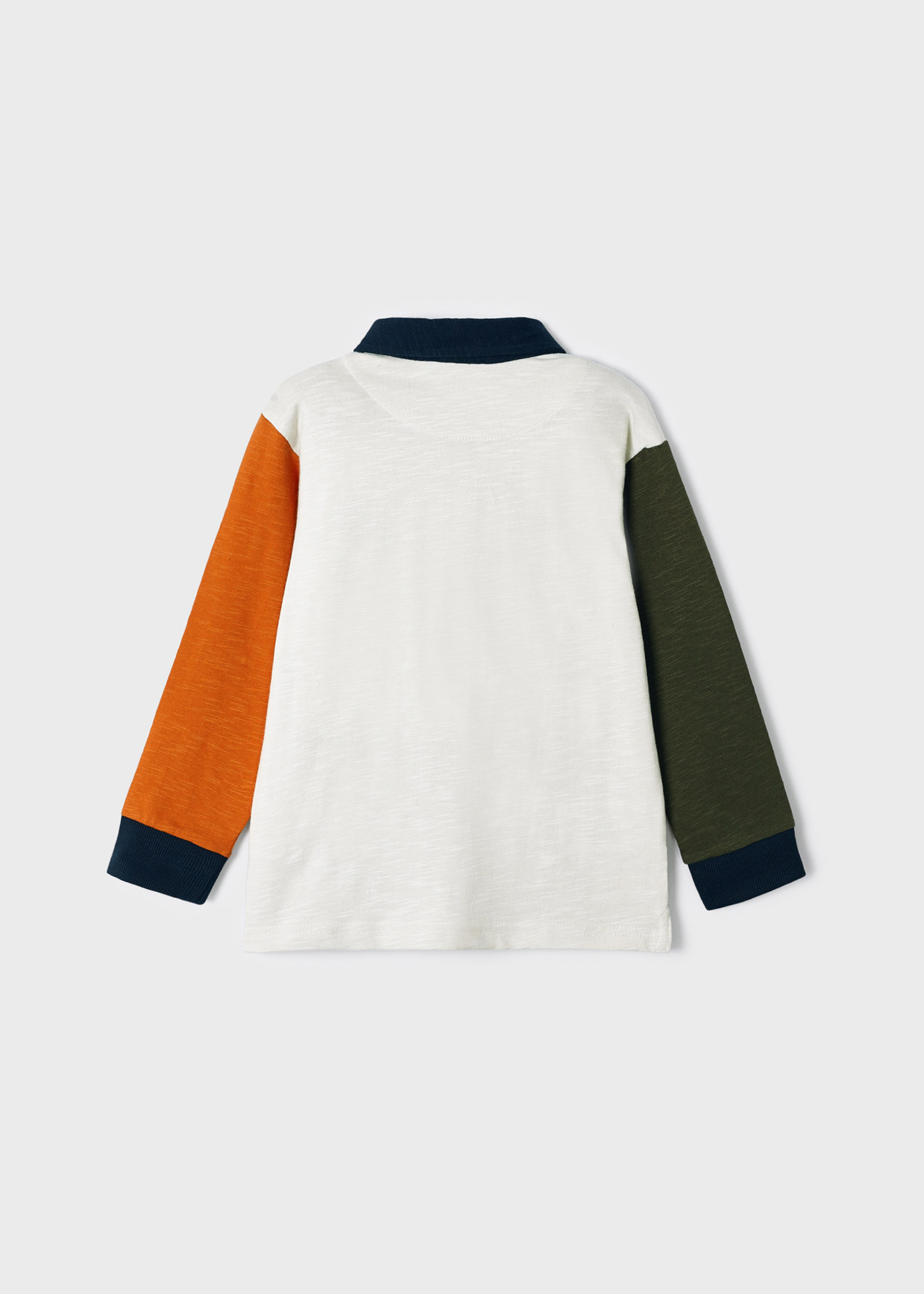 Camisa polo infantil Better Cotton em malha texturizada