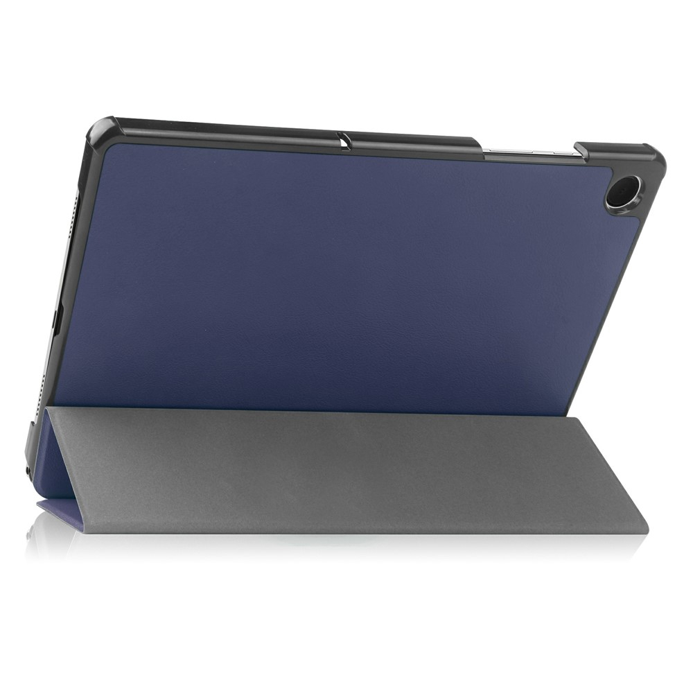 Samsung Galaxy Tab A11  Plus / A9  Plus Leder Tasche Flip Cover Hülle - Dunkelblau