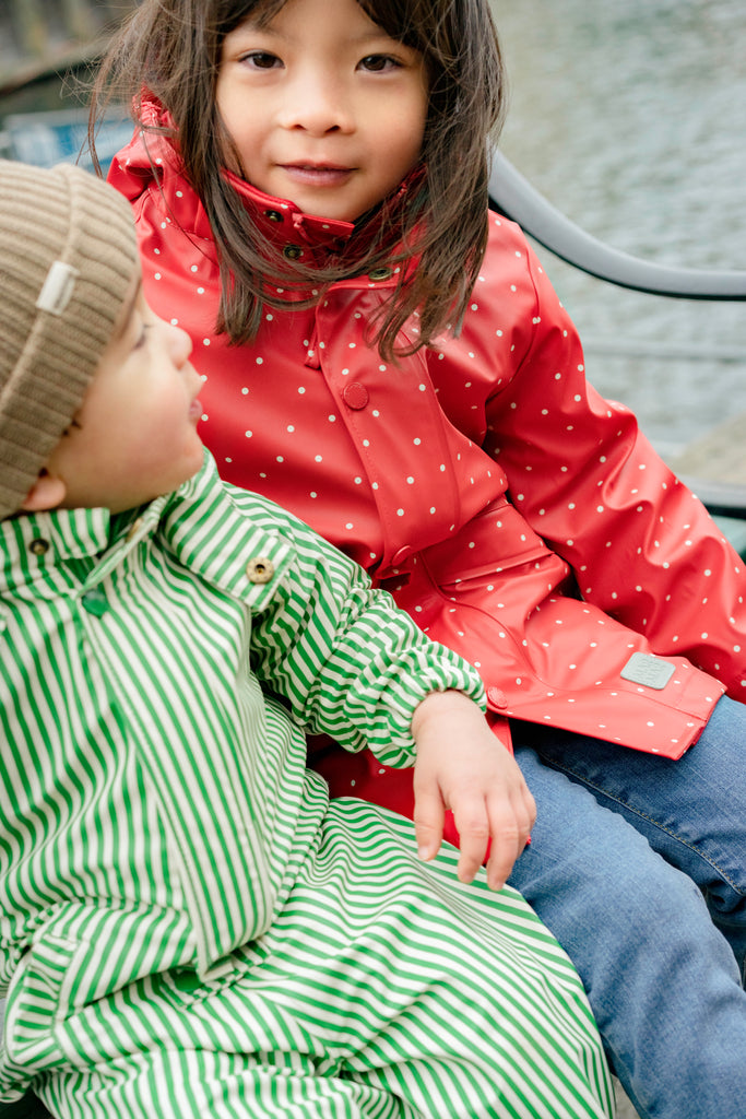 Oddy Set, Regnsæt - Green Stripes