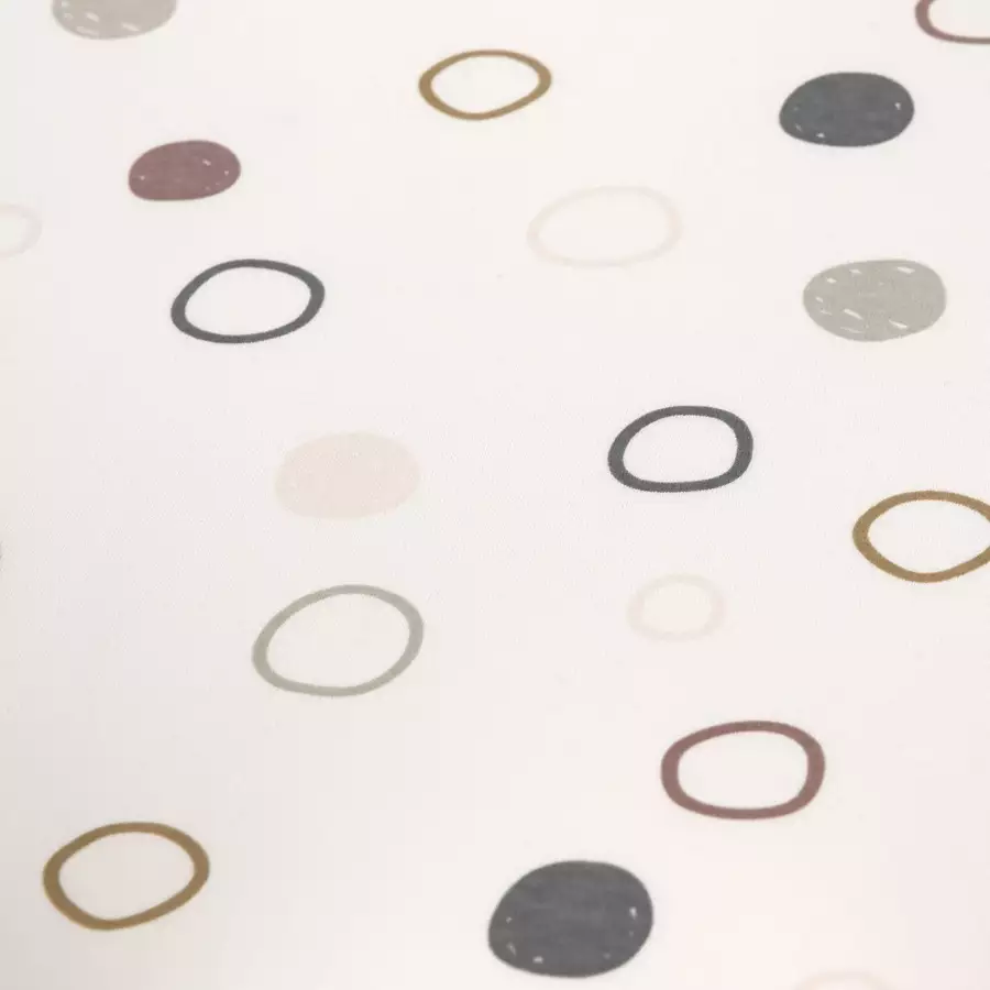 LÄSSIG Babydecke Circles offwhite 80 x 80 cm