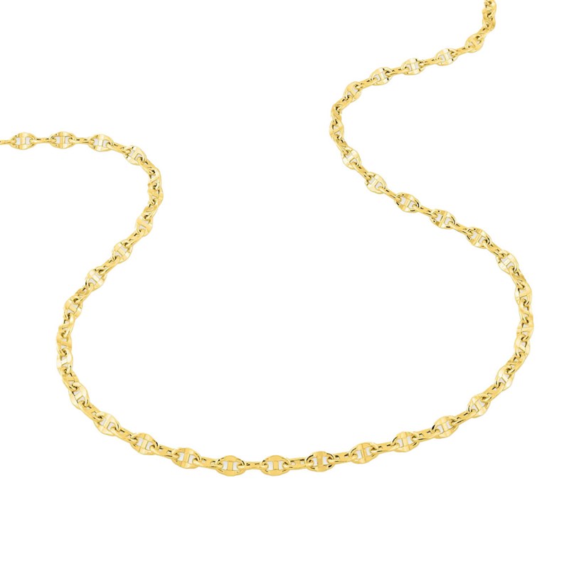 Collier Mixte 45 cm- Or 18 Carats - Largeur 2.5 mm