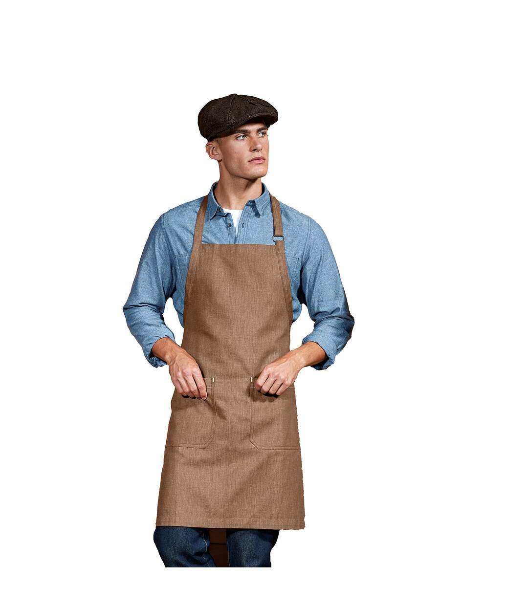 Premier - Tablier ORGANIC FAIRTRADE CERTIFIED - Adulte (Marron) (Taille unique) - UTRW7969