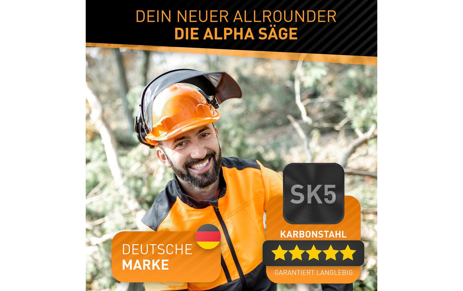 Astsäge klappbar mit Saftey Lock 21 cmHandsäge aus Karbonstahl