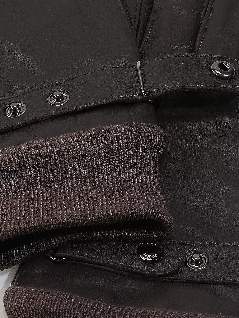 JOOP Lederhandschuhe braun