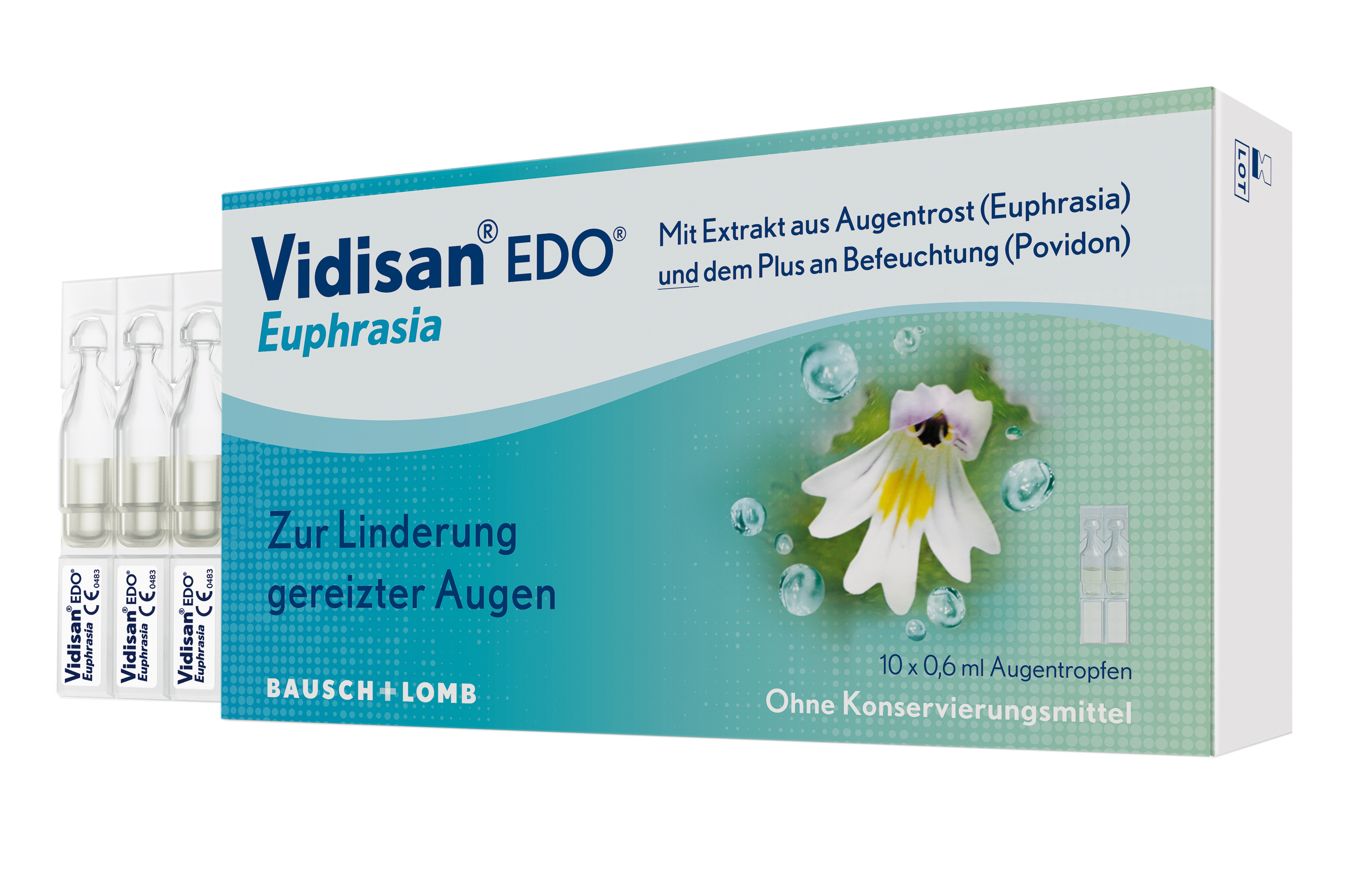 VIDISAN EDO<br>10 × 0.6 ml, Unidosis, Augentropfen, Lösung