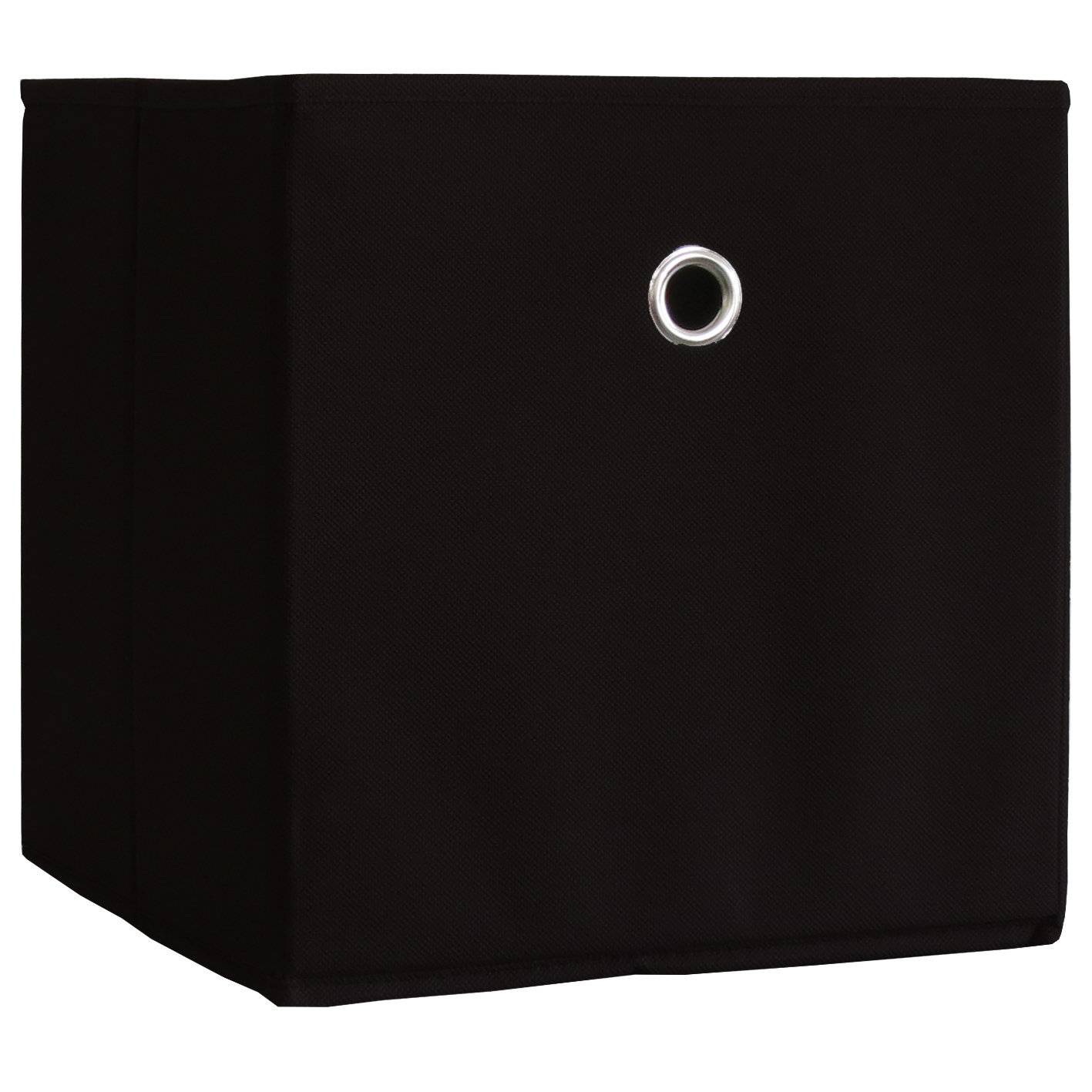 10er-Set Faltboxen BOXAS - schwarz - quadratisch