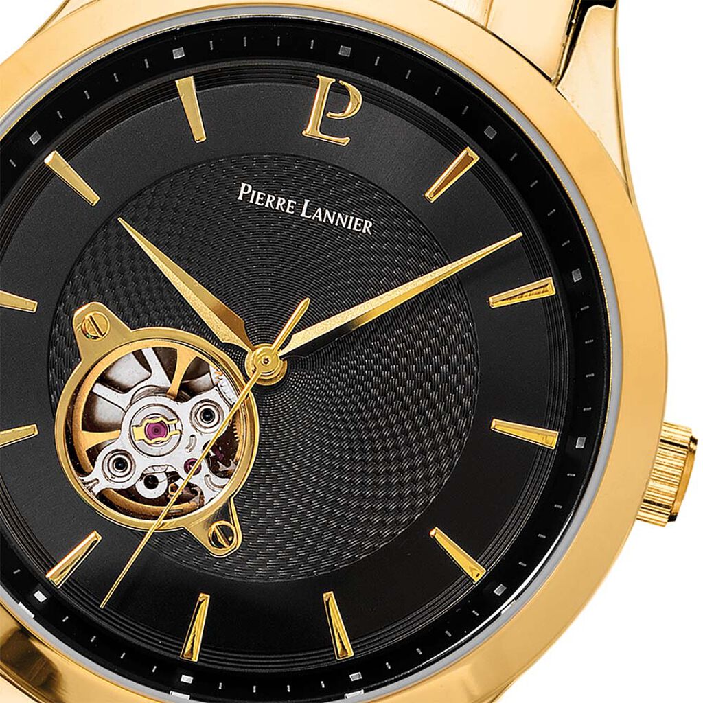 Montre Pierre Lannier Fleuret Noir