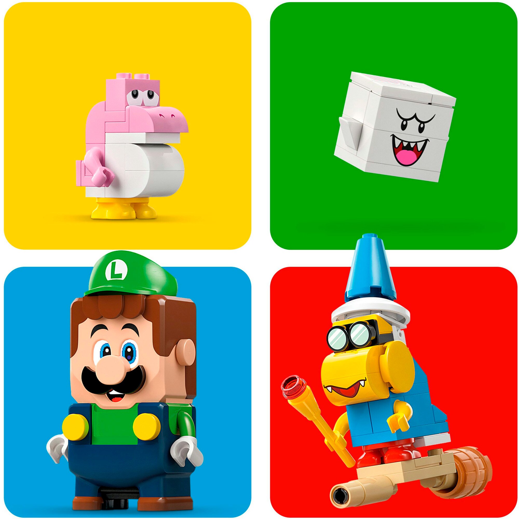 LEGO Konstruktionsspielzeug Super Mario Abenteuer mit dem interaktiven LEGO Luigi