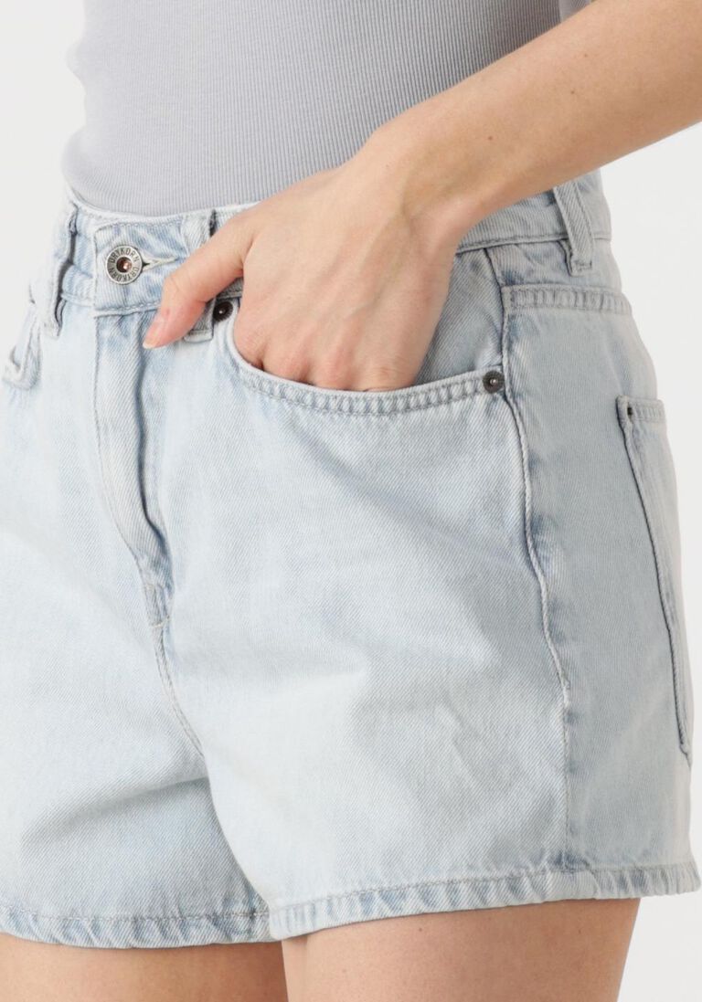lichtblauwe drykorn shorts refer