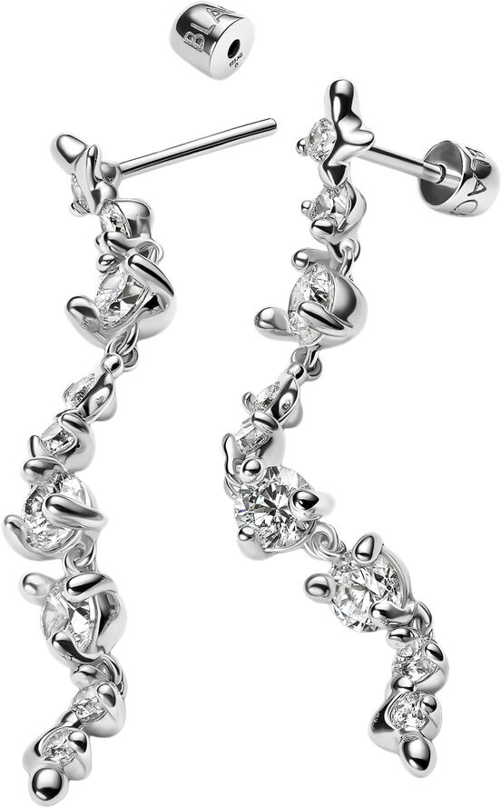 Maria Black Arctic Earring Large Silver Gold