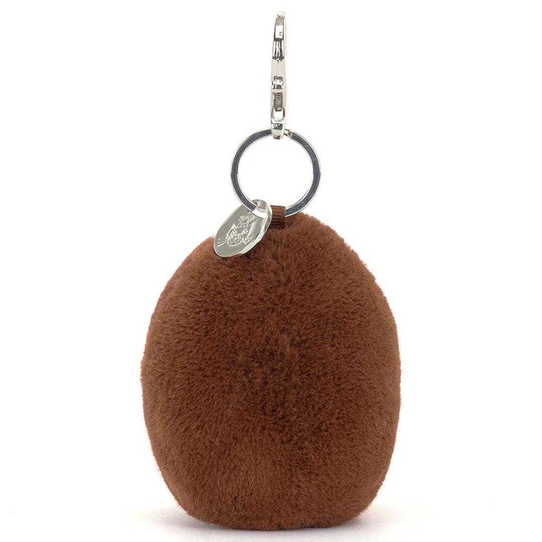 jellycat sleutelhanger amuseables koffieboon - 17 cm