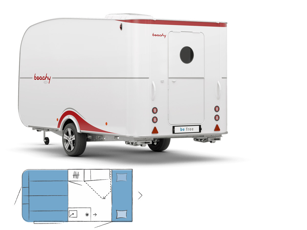 Hobby Beachy 420+ 2026 caravan