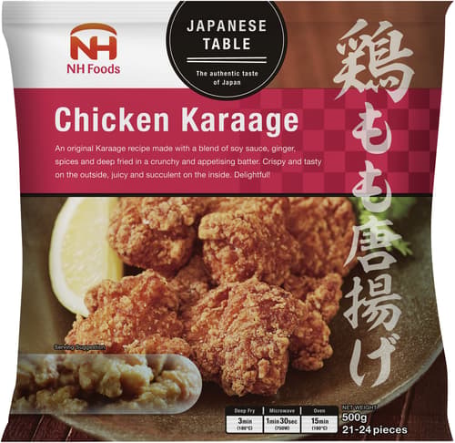 JAPANESE TABLE Hähnchenstücke, Karaage, vorgebacken, japanische Art